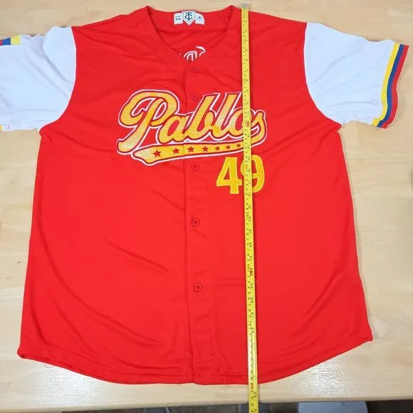 Pablo Lopez Jersey 49 Adult Sz XXL Cotopaxi Minnesota Twins MN Stitched Patch